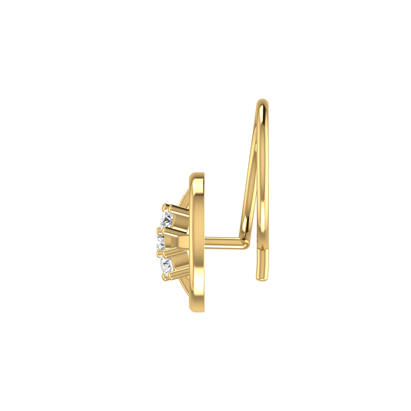 circle shaped nose pin — image 2