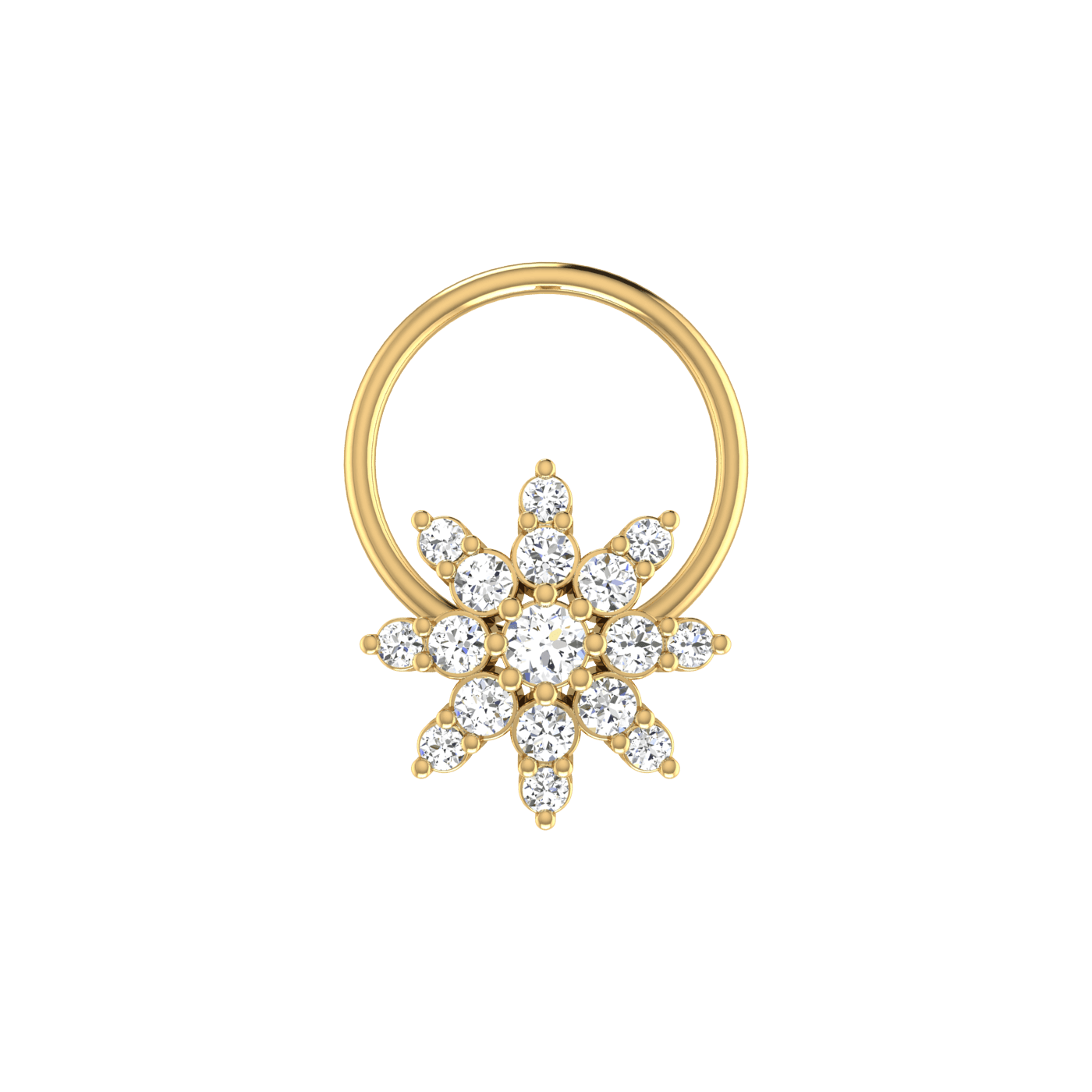 star shaped nose pin — image 1