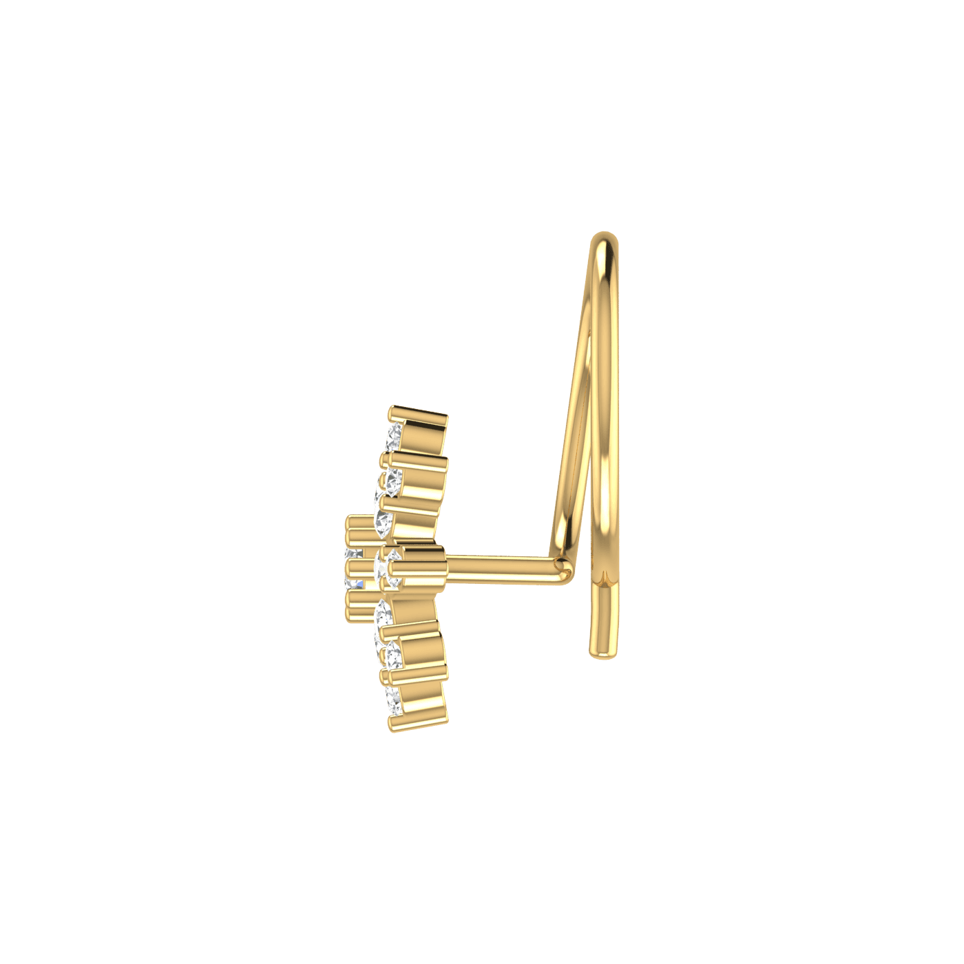 star shaped nose pin — image 2