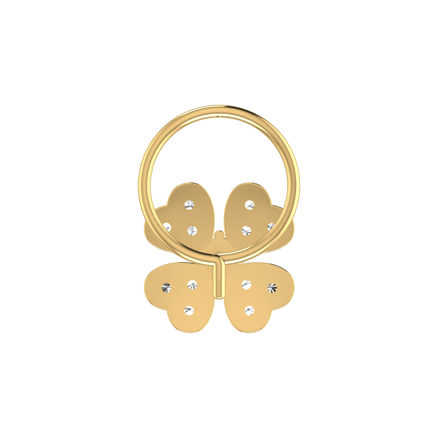 flower shaped nose pin — image 2