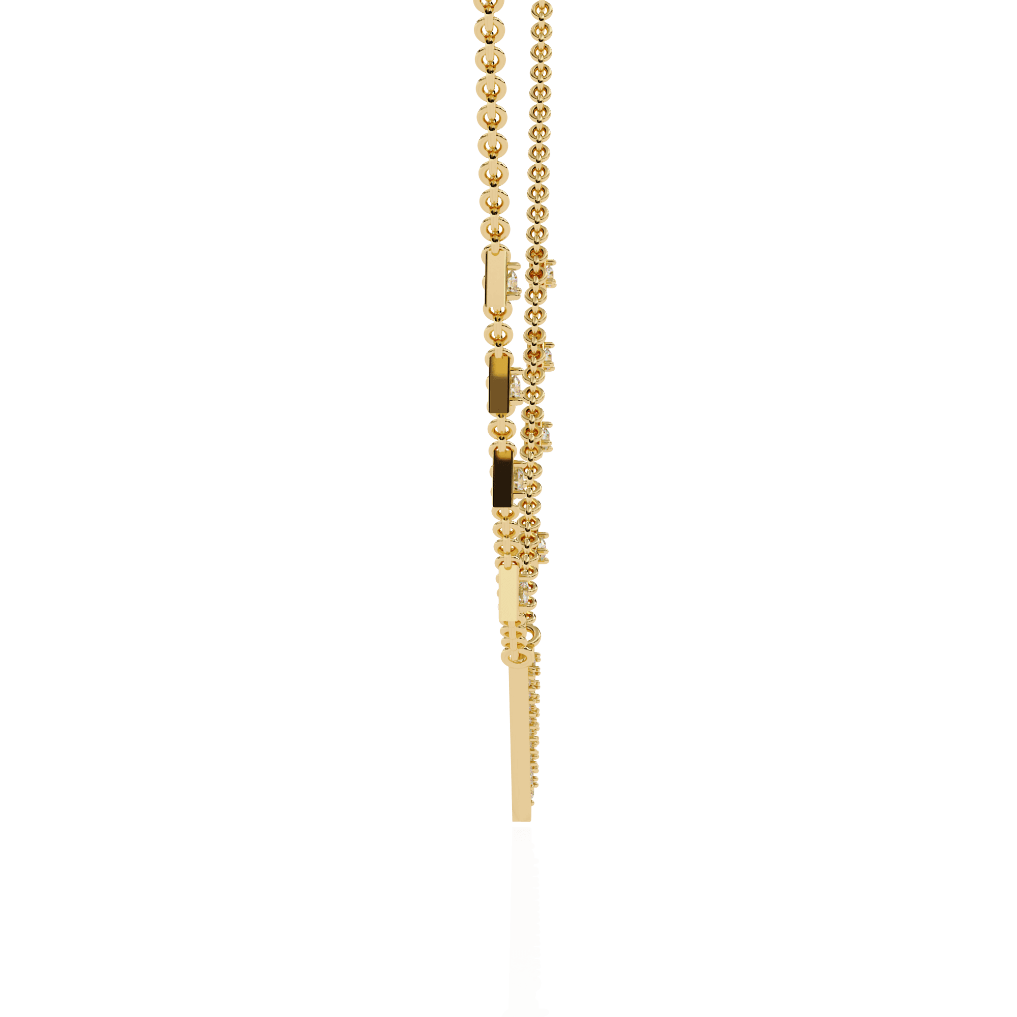 necklace with small triangles — image 2