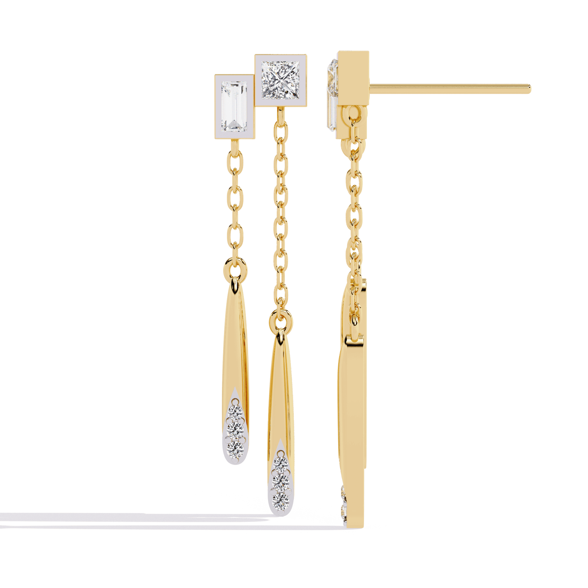 hanging handcrafted earring — image 1